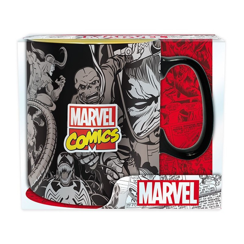 Taza Grande Marvel Classic Villanos Por Lafrikileria