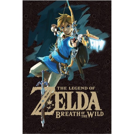 Poster videojuego Zelda
