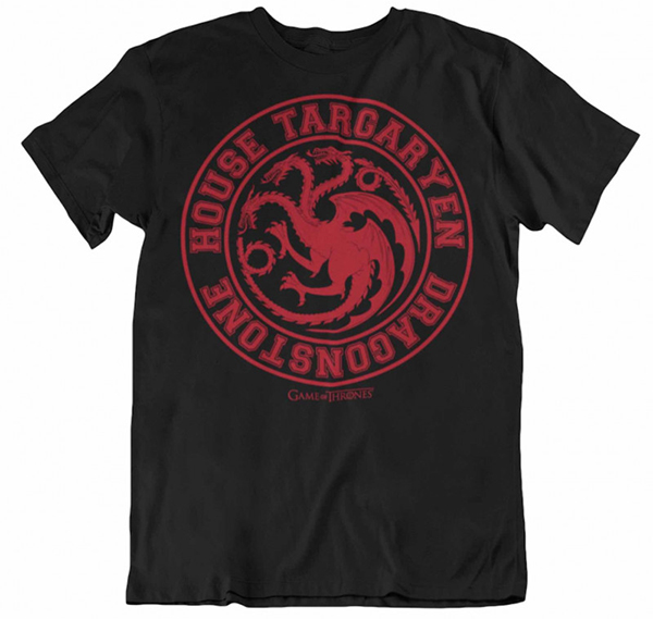 Camiseta Juego de Tronos Targaryen Dragonstone