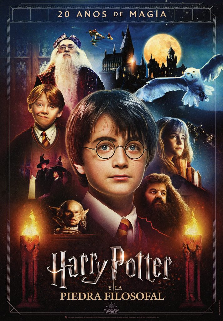 Cartel Reestreno Harry Potter