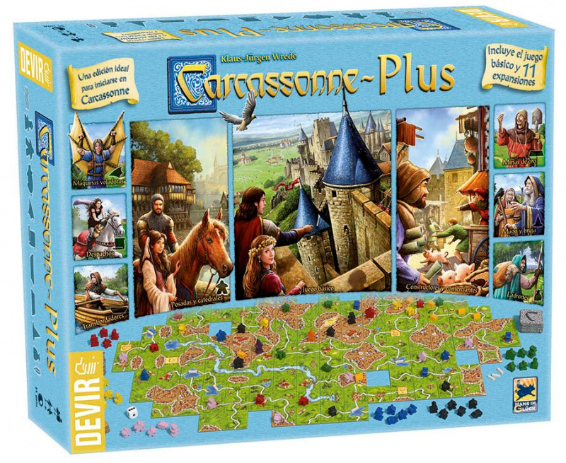 Juego Carcassonne Plus Big Box Edition