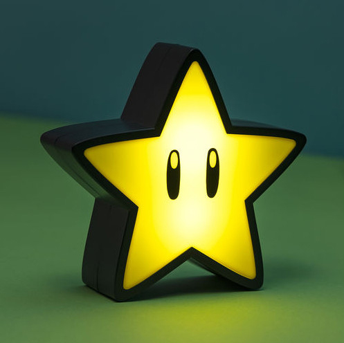 Lámpara estrella Super Mario