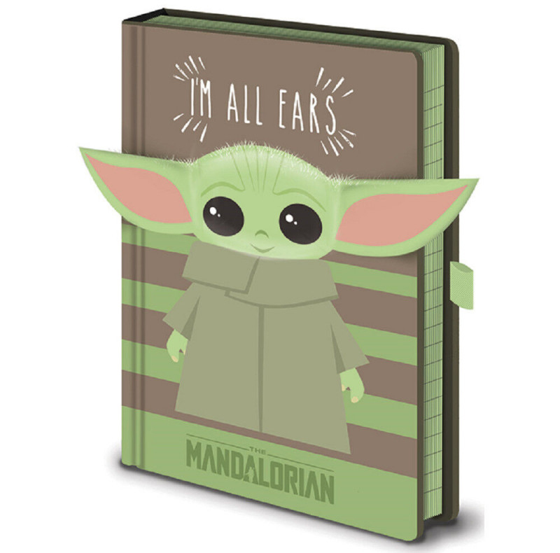 Libreta A5 Baby Yoda The Mandalorian Ears"