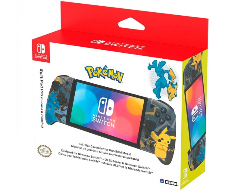 Controller Nintendo Switch SPLIT PAD PRO de Pikachu y Lucario