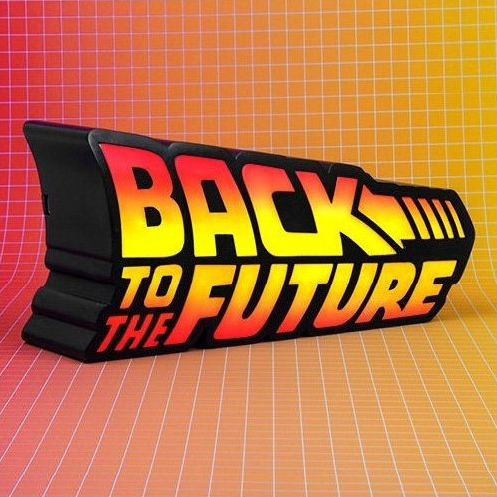 Lámpara Regreso al Futuro Logo