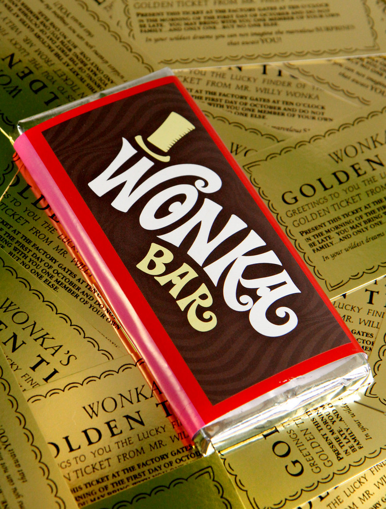 Chocolate con leche Willy Wonka Tim Burton - Regalosde