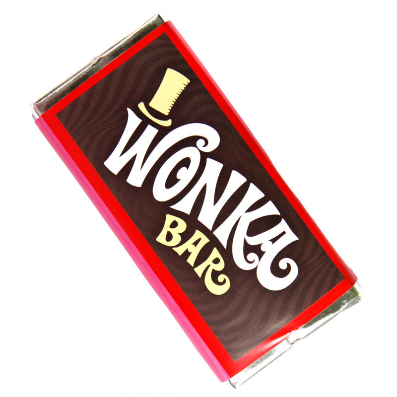 Cómo hacer tabletas de chocolate Wonka con el ticket dorado dentro