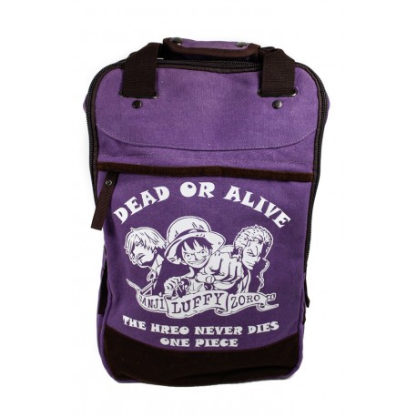 One Piece backpack purple Dead or Alive