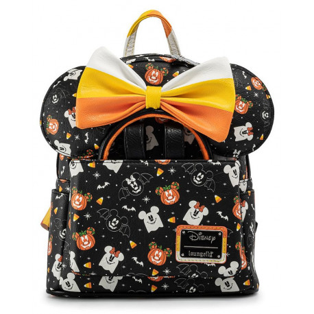 Mochila de Halloween Loungefly Mickey e Minnie