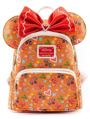 Set Mochila + Diadema orejas Mickey Minnie Gingerbread Disney Loungefly 26cm