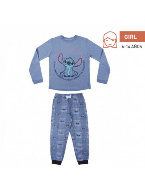Pijama largo Niña Stitch Disney