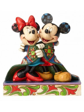 Figura Mickey y Minnie Deseos Cálido