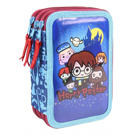 PLUMIER TRIPLE GIOTTO PREMIUM PVC HARRY POTTER