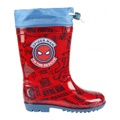 BOTAS LLUVIA PVC SPIDERMAN