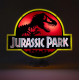Lámpara Logo Jurassic Park
