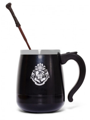 Mug magique Harry Potter Poudlard avec baguette magique