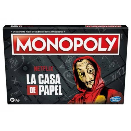 JUEGO DE MESA MONOPOLY LA CASA DE PAPEL