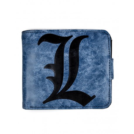 Death Note wallet blue L