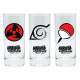 NARUTO SHIPPUDEN - 3 glass set x2
