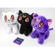 Sailor Moon, opgezette dieren, drie katten