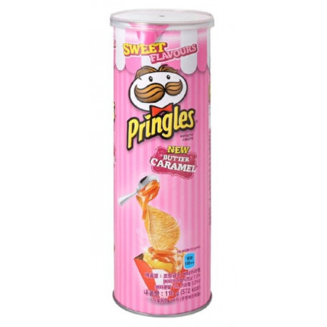 Pringles sabor caramelo con mantequilla