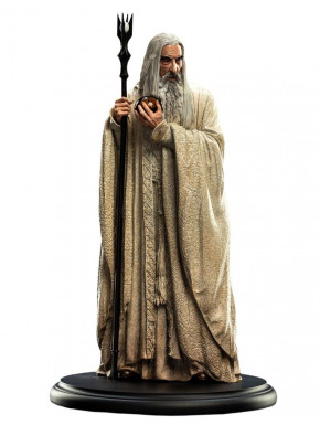 El Señor de los Anillos Estatua Saruman el Blanco 19 cm