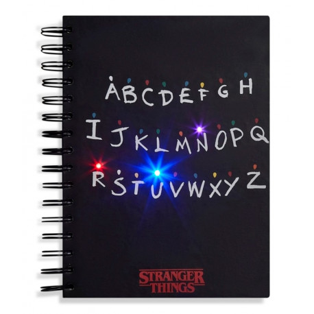 CUADERNO A5 WIRO STRANGER THINGS CON LED
