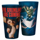 GREMLINS - Large Glass - 400ml -The Gremlins Are Coming - x2