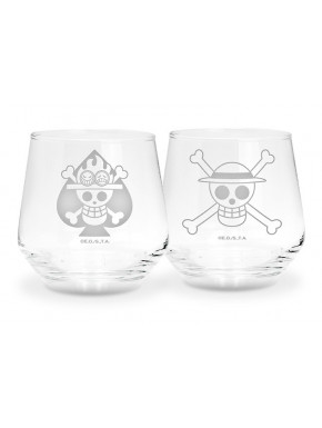 ONE PIECE - 2 Glass Set Luffy & Ace