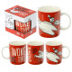 Taza Simon's Cat Roja "I Woke Up Like This"
