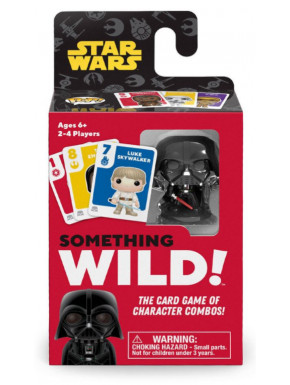 Star Wars Caja de 4 Juegos de Cartas Something Wild! Darth Vader Edición DE/ES/IT