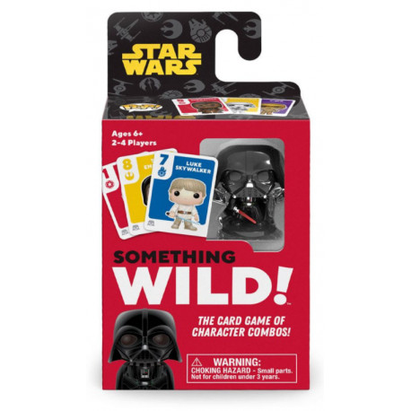 Star Wars Caja de 4 Juegos de Cartas Something Wild! Darth Vader Edición DE/ES/IT