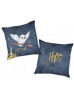Harry Potter almohada Logo & Hedwig 40 x 40 cm