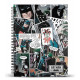 Joker Comic Cuaderno A5 Papel Cuadriculado, Multicolor