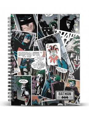 Joker Comic Cuaderno A5 Papel Cuadriculado, Multicolor