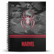 Spiderman Dark Cuaderno A5 Papel Rayado, Gris
