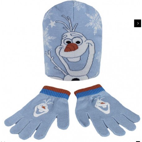 Congelés set bonnet gants Olaf Disney