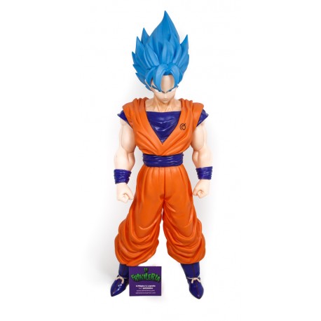 Figura Goku con i capelli blu, 45 cm