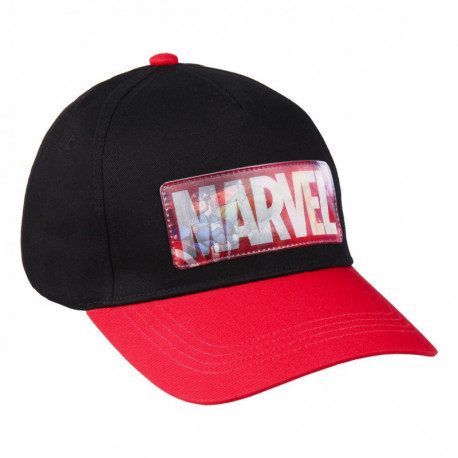 Casquette à visière incurvée holographique Marvel