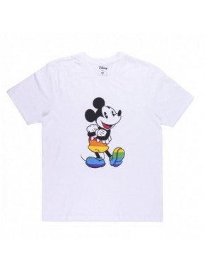 Camiseta Unisex Manga Corta Disney Pride Blanca