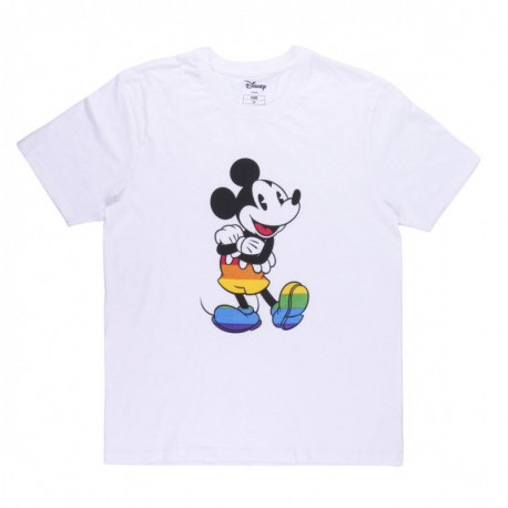 Camiseta Unisex Manga Corta Disney Pride Blanca