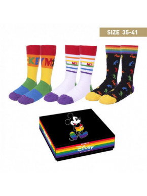 Pack 3 Pares Calcetines Disney Pride