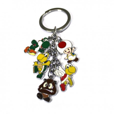 Porte-clés personnages Super Mario