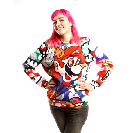 Super Mario sweat-shirt hallucinogènes