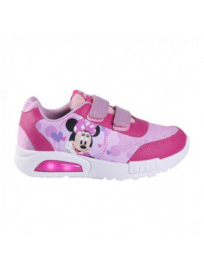 DEPORTIVA SUELA PVC CON LUCES ELÁSTICOS MINNIE