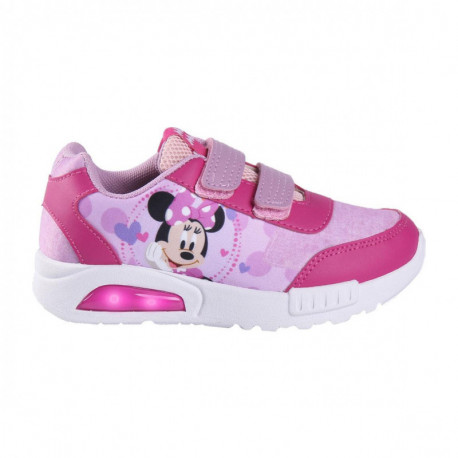 DEPORTIVA SUELA PVC CON LUCES ELÁSTICOS MINNIE