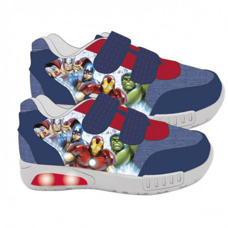 SPORTY SHOES PVC SOLE WITH LIGHTS ELASTICS MARVEL