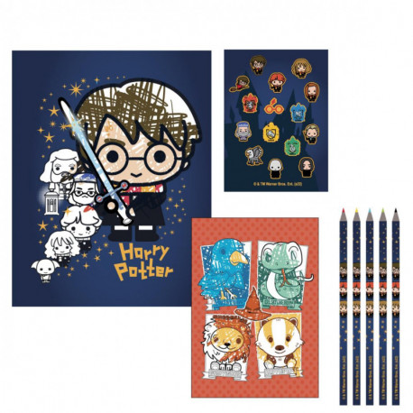 SET PAPELERÍA COLOREABLE HARRY POTTER