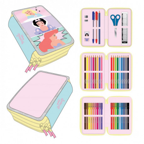 PENCIL CASE WITH ACCESSORIES PRINCESS