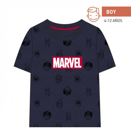 CAMISETA CORTA SINGLE JERSEY PUNTO MARVEL